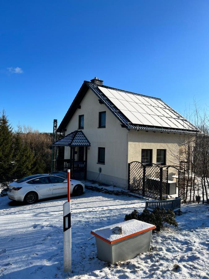 Luxus Ferienhaus Erzgebirge In Alleinlage Altenberg Buitenkant foto